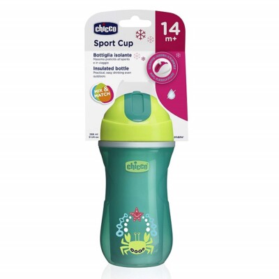 Chicco Tazza Sport 14 Mesi+ Unisex Colore  Verde/Rosso