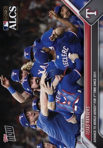 2023 Topps Now 1039 TEXAS RANGERS®
