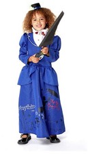 Disney Mary Poppins Girls Costume Party, World Book Day, Fancy DRESS Size 5-6