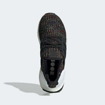 Brand NEW adidas Ultraboost Core Black/Cloud White/Multi Color Shoes | eBay