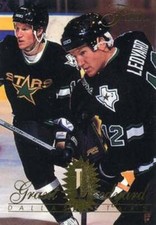#42 Grant Ledyard - Dallas Stars - 1994-95 Flair Hockey
