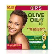 ORS OLIVE OIL CURL STRETCHING TEXTURIZER KIT FOR ALL HAIR TYPES