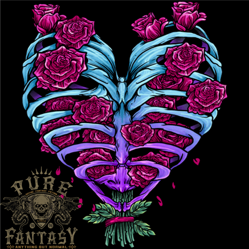 T-shirt Femme Blackcraft Cult Noir - Crâne De Lune Saignant Rose, Manches Courtes, Coton, Style Gothique Rock