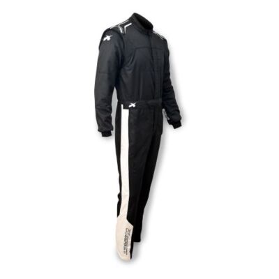 Impact Racing 24232410 Racer 2.4 Driving Suit - Two Layer Black Medium