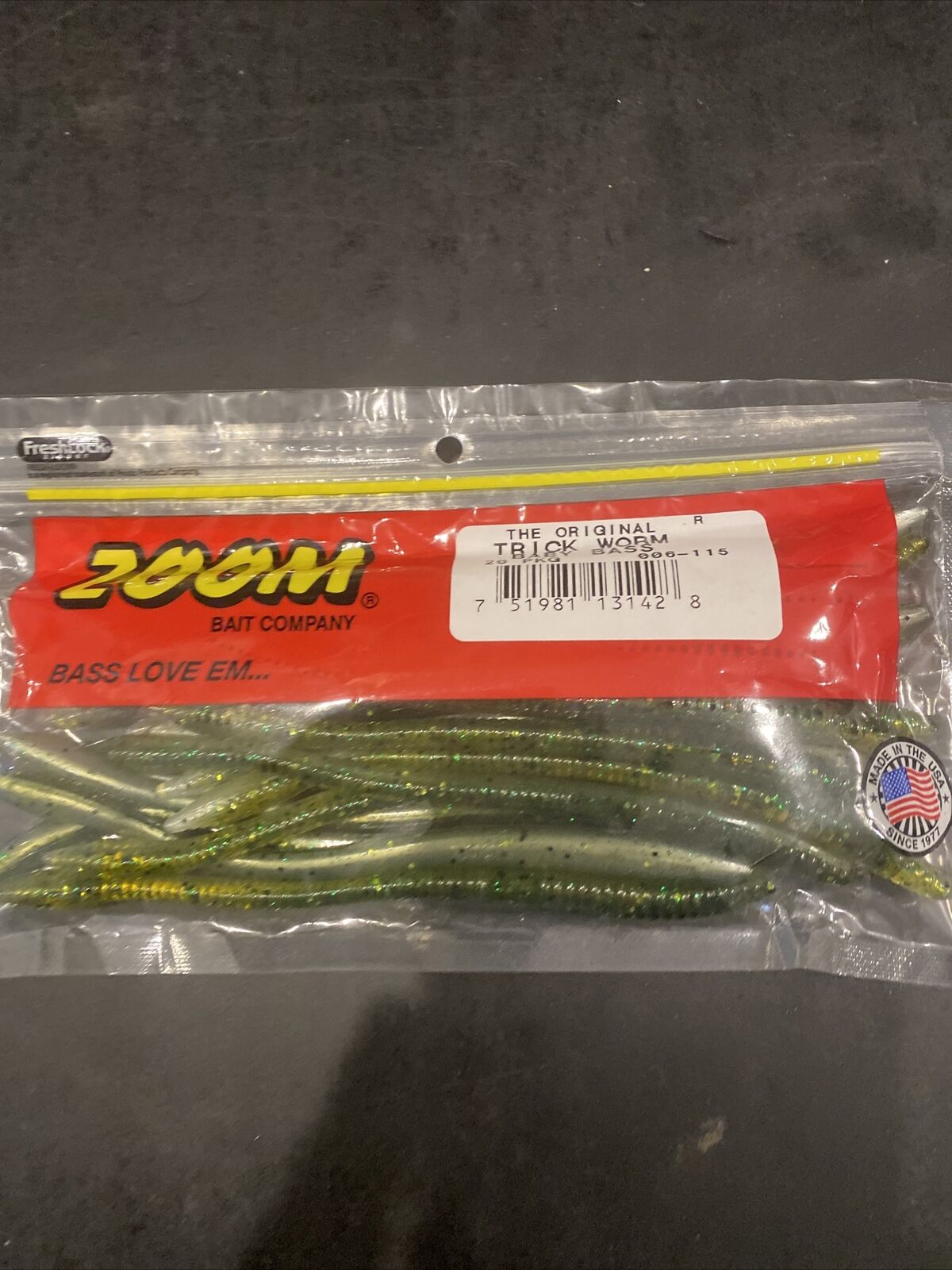 Zoom Original Trick Worm 6 1/2” Baby Bass