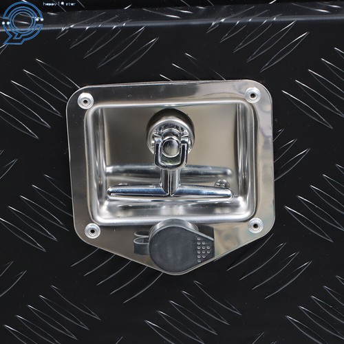 24"X17"X18" Aluminum Truck Bed Underbody Tool Box For Pickup Truck Black - Picture 4 of 14