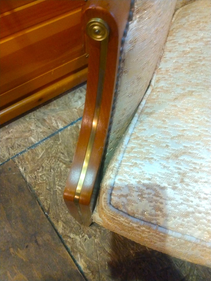 Sillón francés Luis XV Bergere Foto 3 de 4