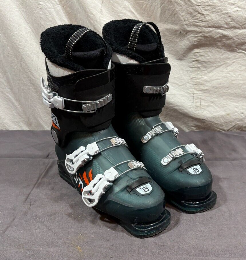 Scarponi da sci alpino Salomon T3 giovani Mondopoint 25 US uomo 7 donna 8 OTTIMI
