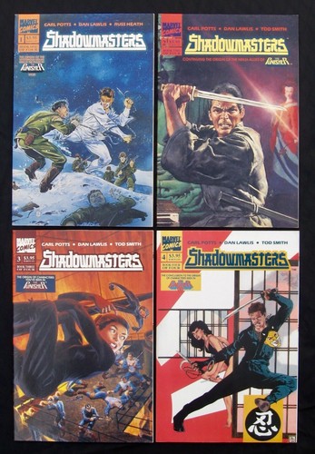 Shadowmasters #1 2 3 4 komplett - Kiosk - Origin Story (Marvel 1989) schön! - Bild 1 von 3