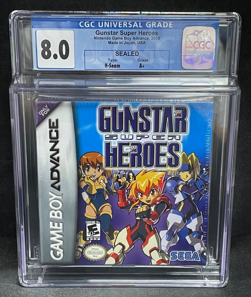 Gunstar Super Heroes CGC Graded 8.0 A+ (GBA/Gameboy Advance) NEW