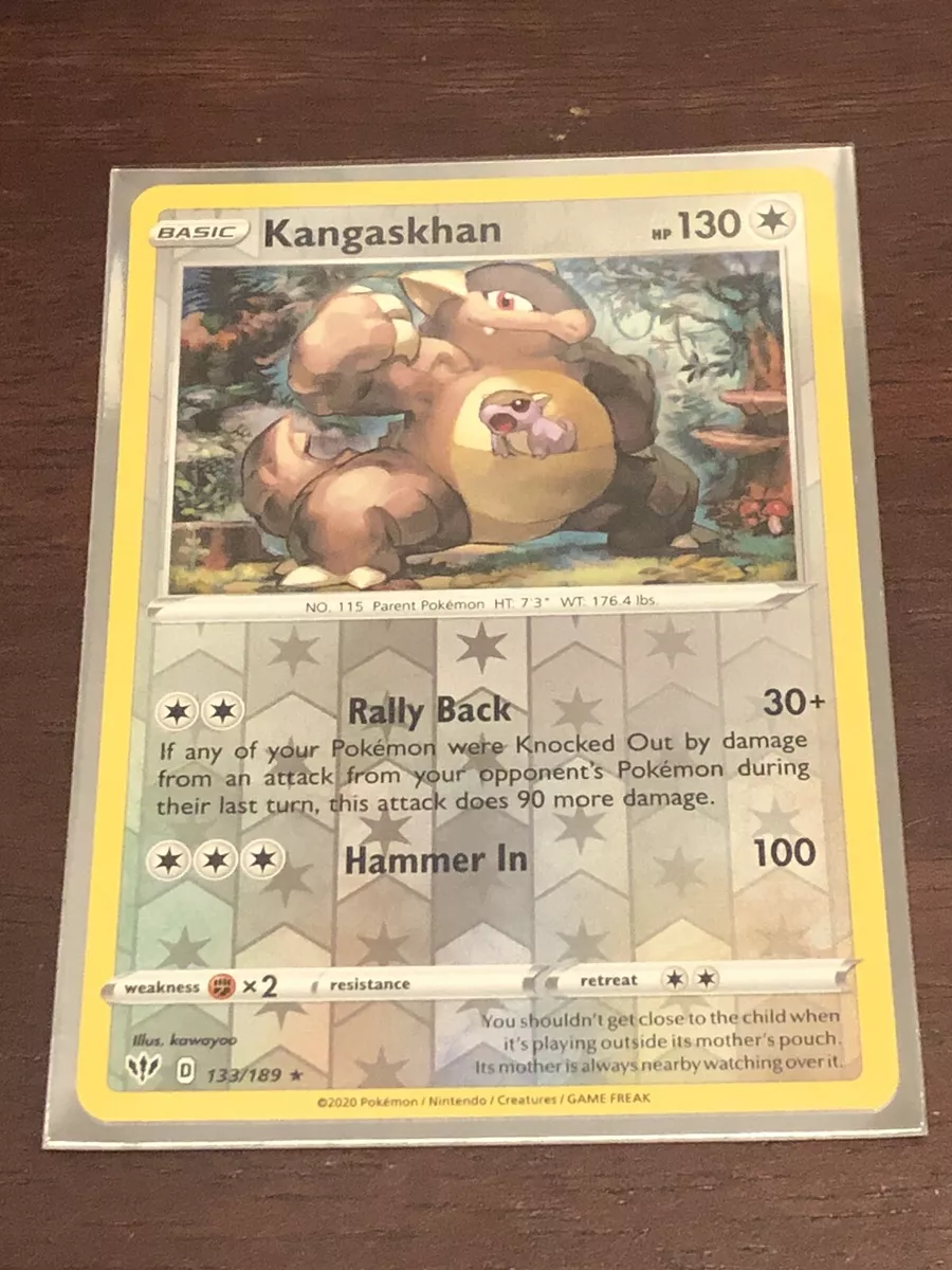 Kangaskhan - 133/189 - Darkness Ablaze - Reverse Holo – Card Cavern Trading  Cards, LLC