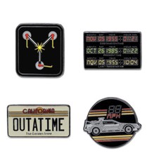 Funko Exclusive Back to the Future Pin Set 35th Anniversary Limited Edition 500