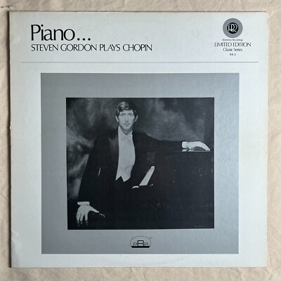 STEVEN GORDON Piano...Plays Chopin 1976 Vinyl LP Reference Recordings RR-2 - VG+