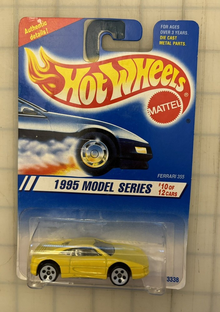 New Hot Wheels 1995 Ferrari 355 Model Series 13338 Car