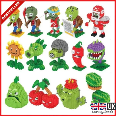   Pflanzen gegen Zombies Micro Bausteine Set PVZ Montage Mini Blöcke Modell UK