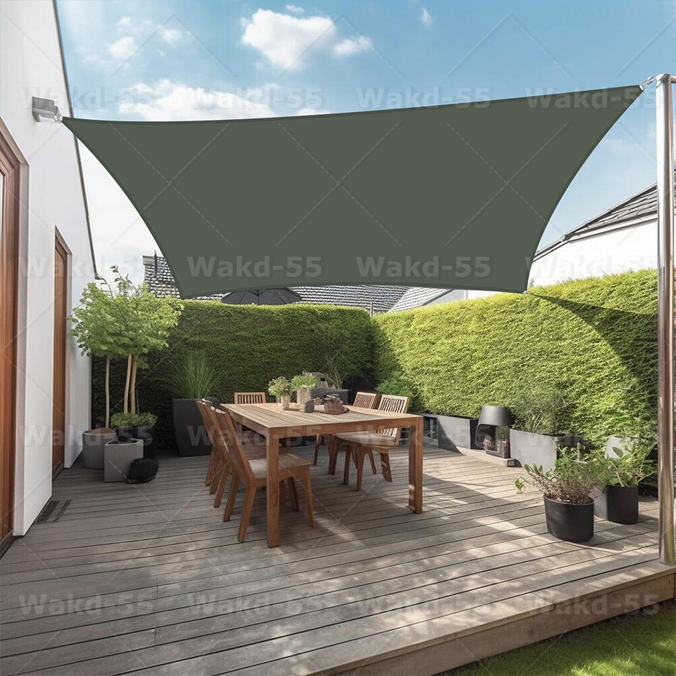 Verwunderlich Sonnensegel Wasserdicht Rechteck Bild