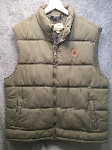 Puffer Vest Size XL Forest Green 