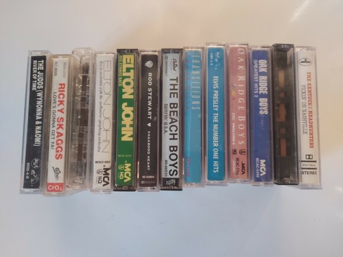 Lot Of Cassettes, Mixed Genres, 13 Tapes Untested, Oak Ridge Boys, Elvis, Elton - Picture 2 of 5