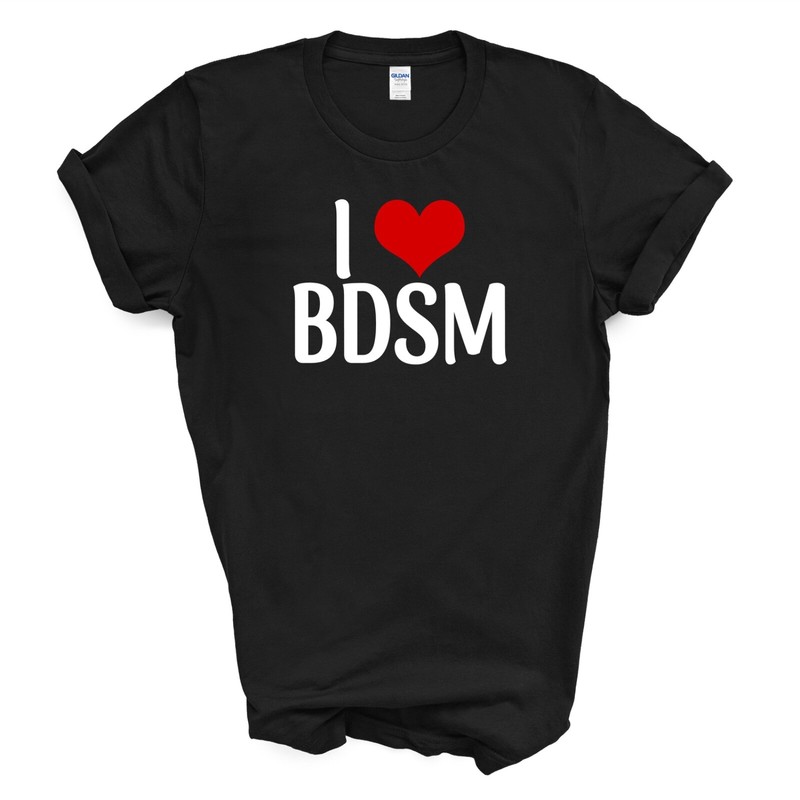 I HEART BDSM T-SHIRT - Black  X-Large