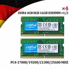 Crucial 8GB 16GB DDR4 RAM 2400 2666 3200 MHz ...