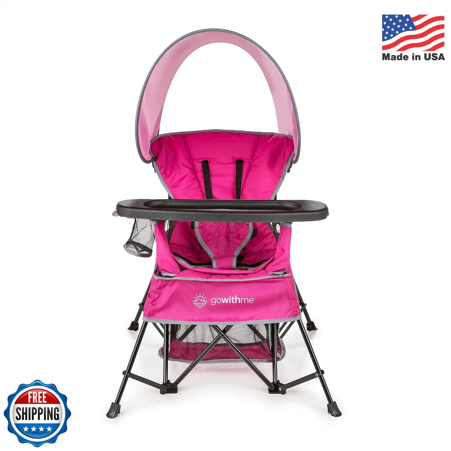 Baby Delight Go with Me Venture Portable Chair Toddler Sun Canopy