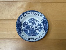 Vintage Unicorn Tableware Wedgwood Schweppes Blue Willow Ironstone Plate