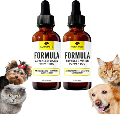 Advanced Vision Formula for Dogs, Aurapets Vision Formula, with Lutein, Zeaxanth