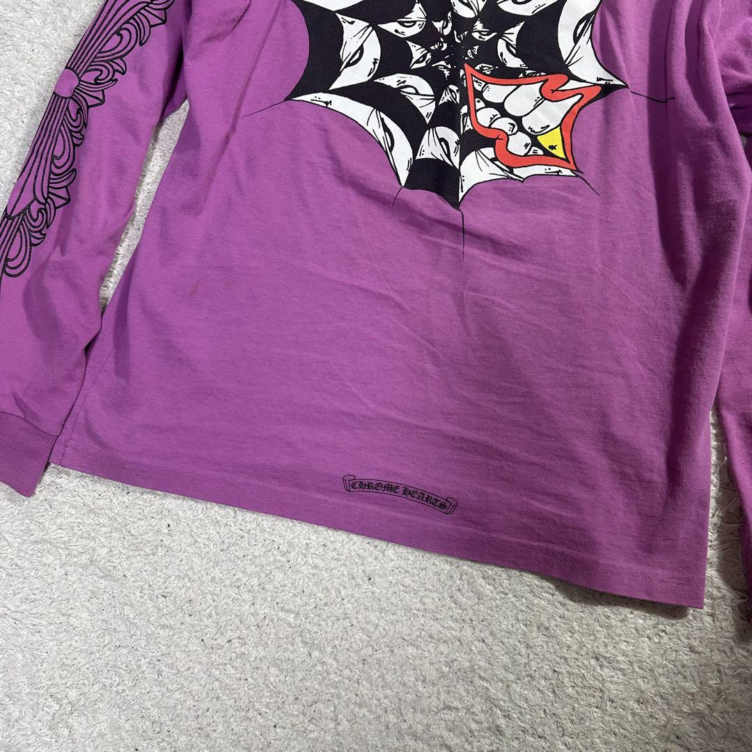 Chrome Hearts Long Sleeve T-Shirt Matty Boy Purple Men's