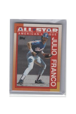 1990 Topps #386 Julio Franco B7R1C52