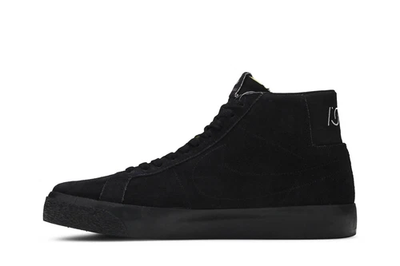 Isle Skateboards × Nike SB Blazer Mid Black Indigo CW2186-001