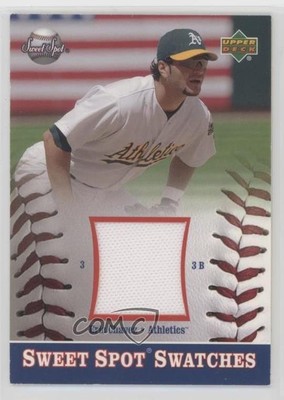 2002 Upper Deck Sweet Spot Swatches Eric Chavez #S-EC 7eo