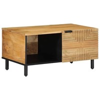 Couchtisch Braun 80X50X40 Cm Massivholz Mango