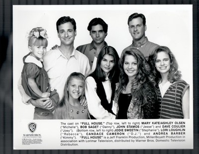 Full House 8x10 Still Bob Saget John Stamos Mary-Kate/Ashley Olsen Comedy Sitcom