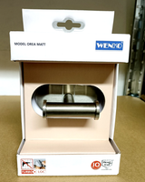 Wenko Edelstahl Wand Haken Duo Orea Bad Wc KüChen Handtuch Halter Ohne Bohren