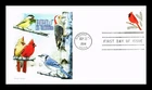 US COVER BIRDS IN WINTER FIRST DAY ISSUE PANDA CACHET