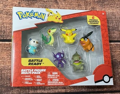 Pokémon Jazwares Battle Figure Multi-Pack - Pikachu, Oshawott, Tepig, Snivy, Sa 