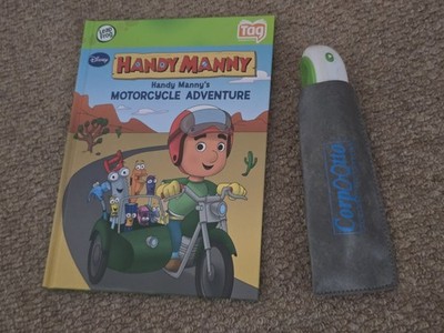 LeapFrog, Leap Reader Stift + handliches Mannys Motorrad Abenteuer Leap Frog Buch