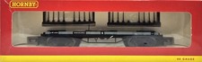 Hornby R6123B BR 25T Macaw Bogie Bolster A Wagon W107293 in BR Grey Livery