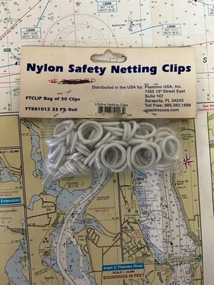 Plastimo pack of 50 #Ftclip Lifetime Netting Clips.