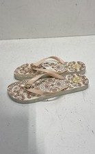 Tory Burch Ballet Pink Hicks Garden Print Flip Flops Women's Size 10 NWT