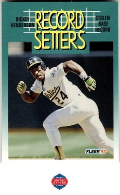 1992 Fleer #681 Rickey Henderson