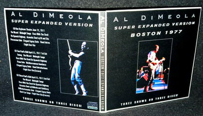 Al Di Meola Boston 1977 Complete Gate Fold 3CD Package NEW