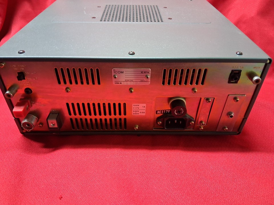 ICOM IC-R71A GENERAL COVERAGE RECEIVER OPTIONAL FILTERS, FM UNIT ...