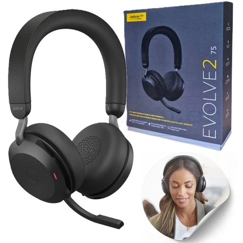 Kabellose Bluetooth-Ohrhörer mit Mikrofon Jabra Evolve2 75 MS