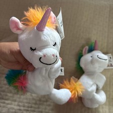 Unicorn Snap Slap Bracelet Plush Set