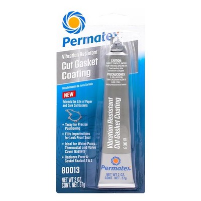 Permatex 80013 Grey Cut Gasket Coating, High Torque, Vibration-Resistant Silicon
