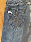 Marc Ecko Cut & Sew Men's Straight Jeans Blue Medium Wash Embroidered Logo — photo 4