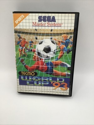 WORLD CUP '93 - SEGA MASTER SYSTEM + Manual Instructions
