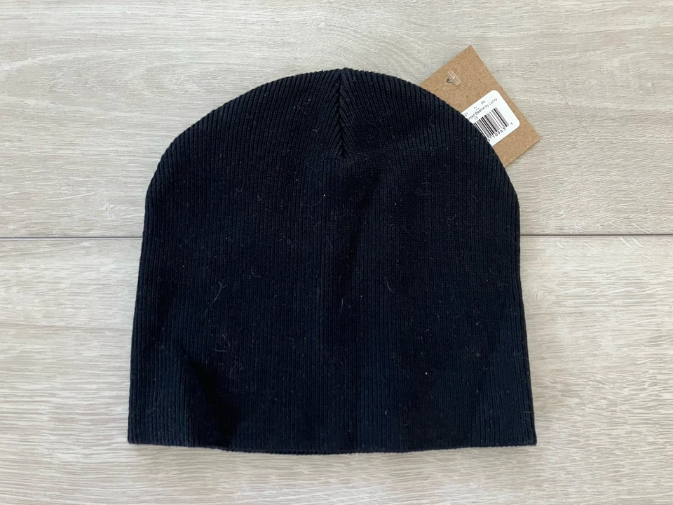 Lucky 13 Brand Skull Beanie Cap - Black Hat Foto 2 de 3