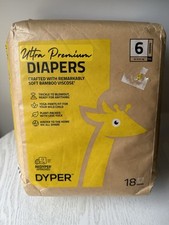 DYPER Baby Diapers Size 6 - 18 count